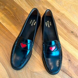G.H. Bass Whitney Weejun Loafers with Hearts